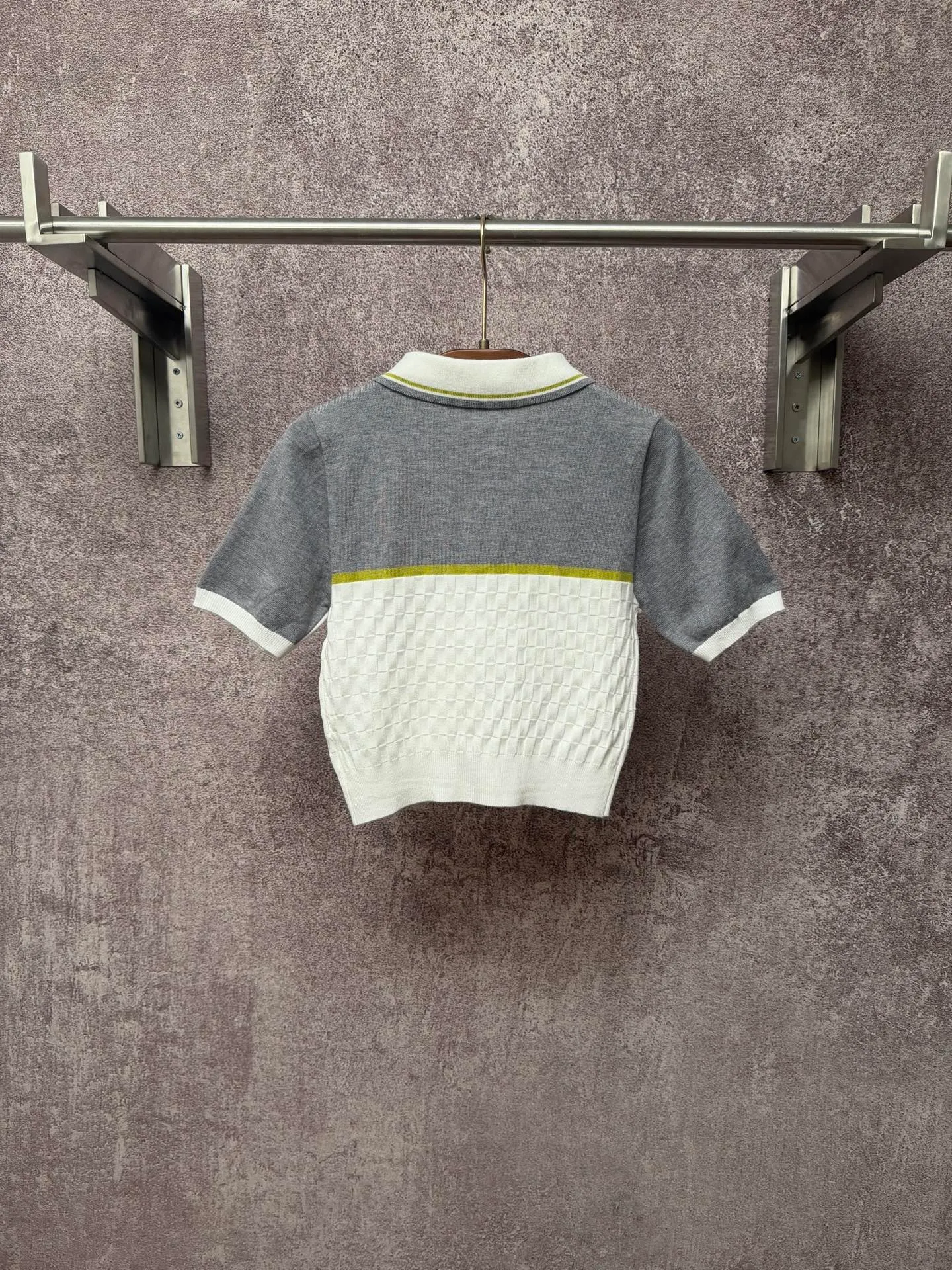 Casa Blanca Casa Blanca contrasting patchwork knitted suit Size: S M L XL